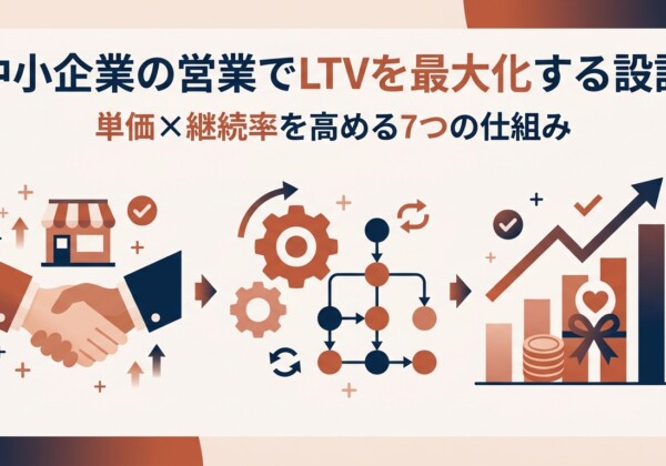 中小企業の営業でLTVを最大化する設計｜単価×継続率を高める7つの仕組み