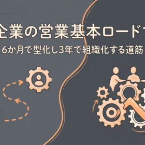 中小企業の営業基本ロードマップ|6か月で型化し3年で組織化する道筋