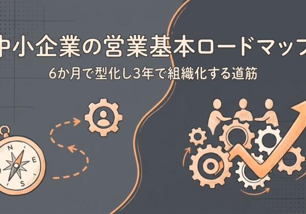 中小企業の営業基本ロードマップ｜6か月で型化し3年で組織化する道筋