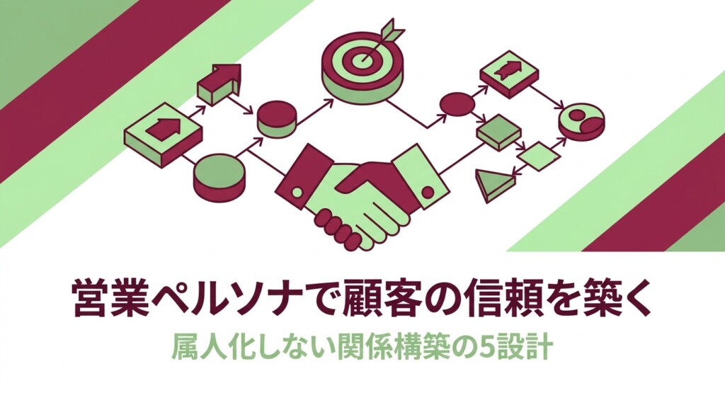 営業ペルソナで顧客の信頼を築く|属人化しない関係構築の5設計